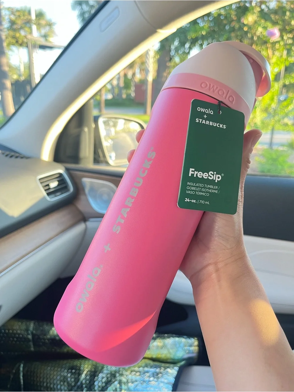 2026 Starbucks X OWALA 24oz PINK Tumbler In Hand🎀